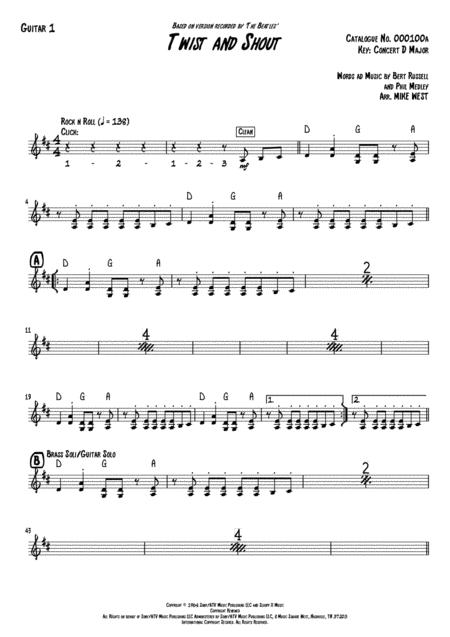 Twist And Shout Guitar 1 Page 2