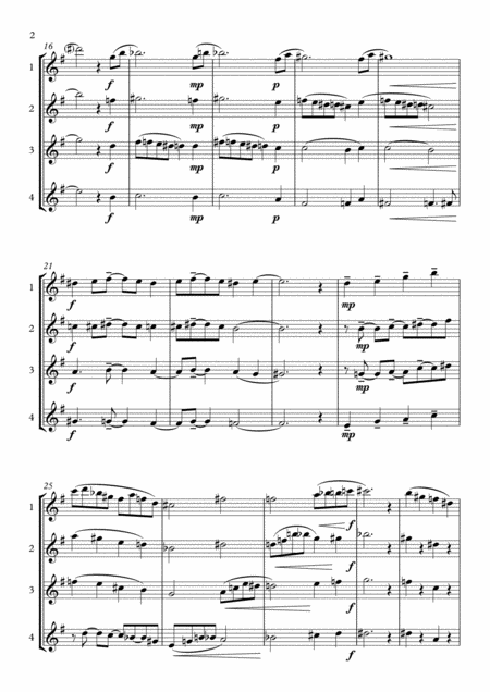 Twists And Turns Alto Sax Quartet Page 2