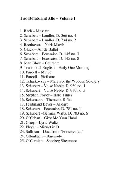 Two B Flats And Alto Clarinet Trios Volume 1 Page 2