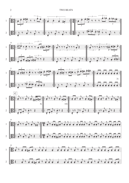 Two Beats 2 Violas Page 2