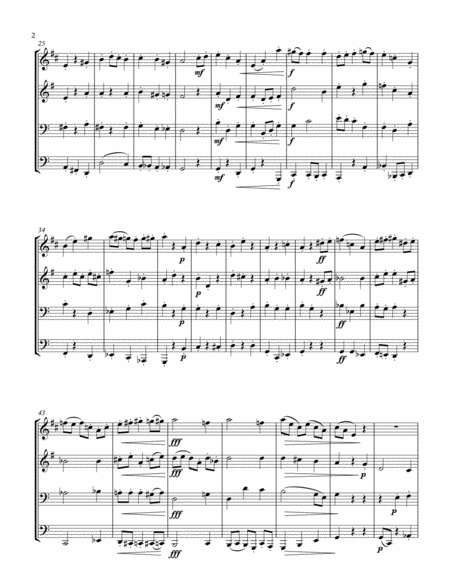 Two Minute Waltz Brass Quartet Page 2