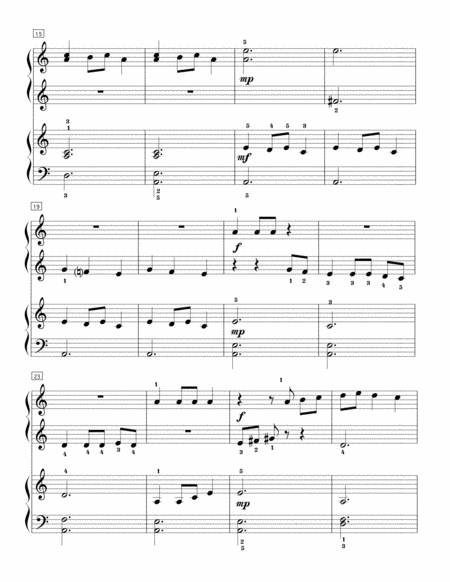 Ukrainian Bell Carol Piano Duet Page 2