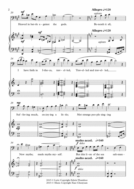 Ulysses By The Merlion Arranged For Baritone Piano Page 2