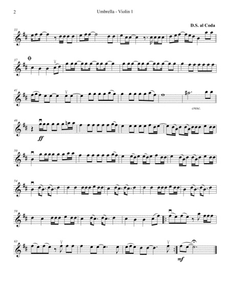 Umbrella String Quartet Page 2