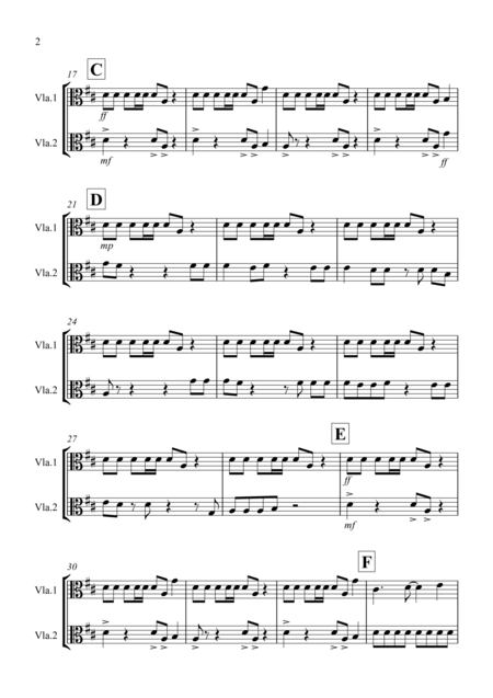 Under Pressure For Viola Duet Page 2