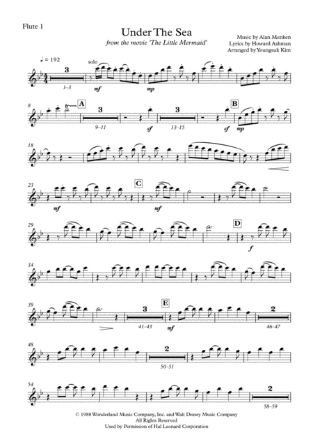 Under The Sea For Chamber Orchestra Set Of Parts Page 2