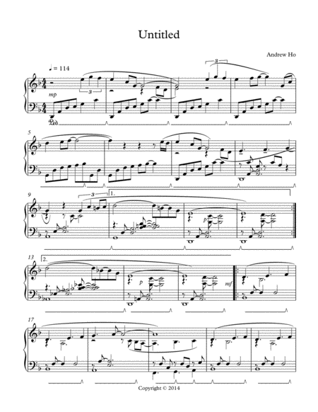 Untitled Etude No 1 Page 2