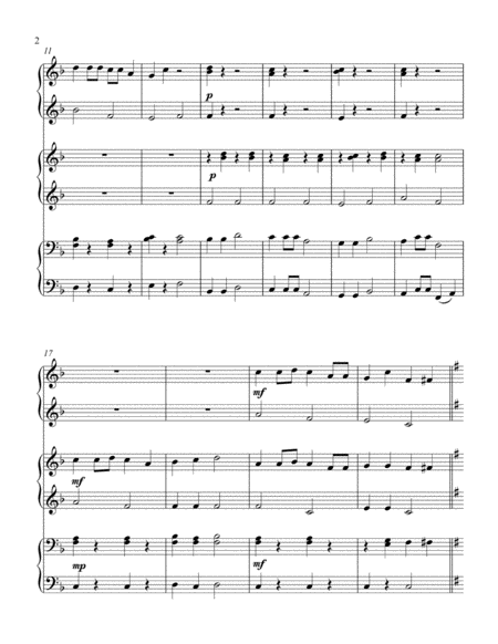 Up On The Housetop 1 Piano 6 Hands Trio Page 2