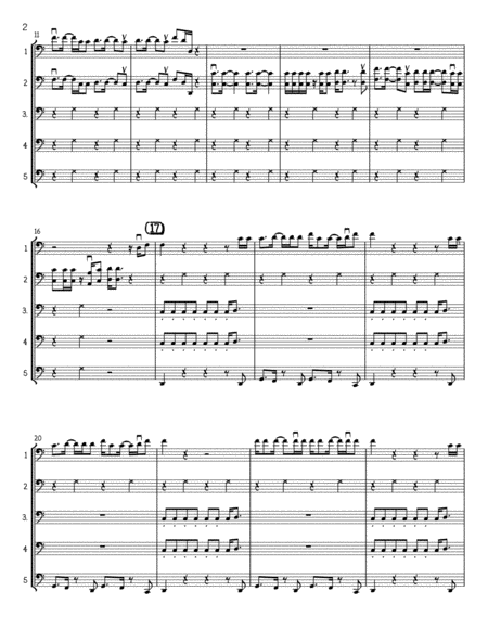 Uptown Funk For Cello Choir Or 5 Cellos Page 2