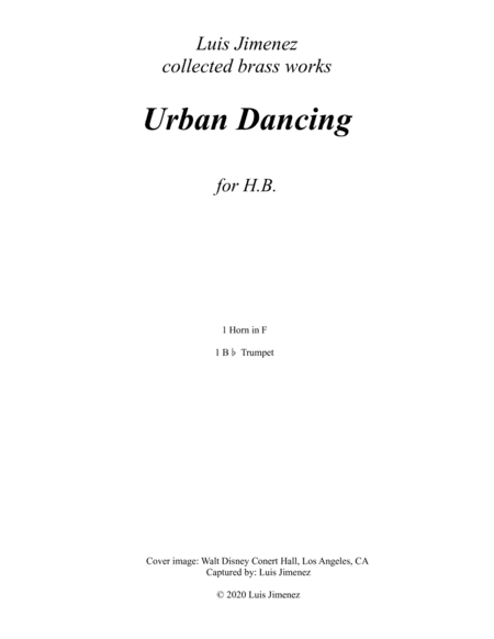 Urban Dancing Trumpet And Horn Duet Luis Jimenez Page 2