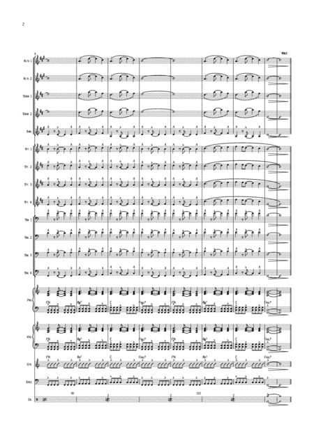 Use Somebody Male Vocal With Big Band Key Of C Page 2