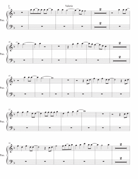 Valerie Piano Page 2
