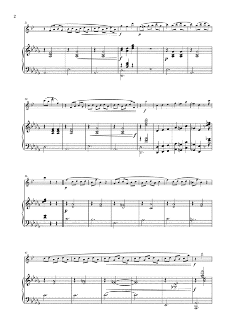 Valse Ballet For Alto Saxophone And Piano Page 2