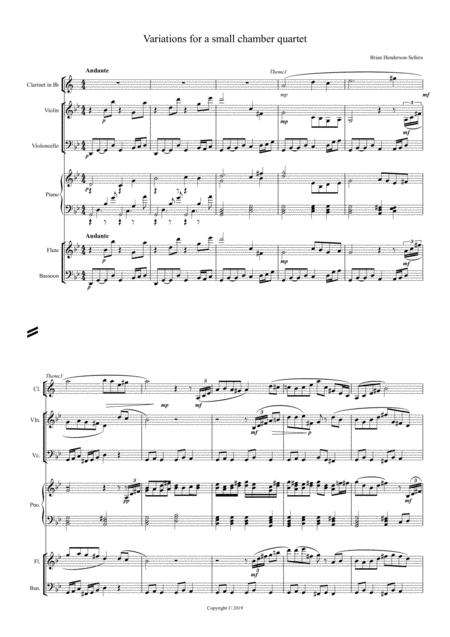 Variations For A Small Chamber Quartet Page 2