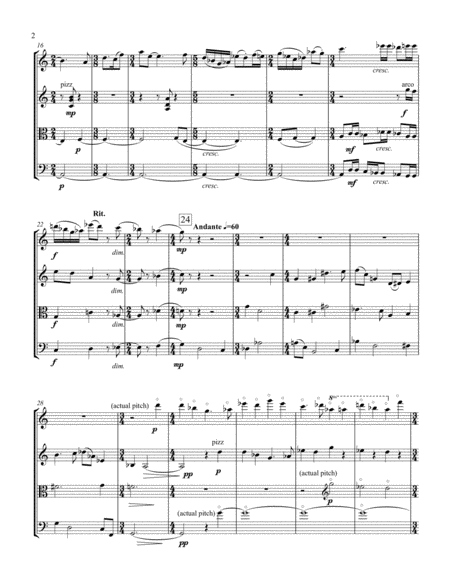 Variations For String Quartet Page 2