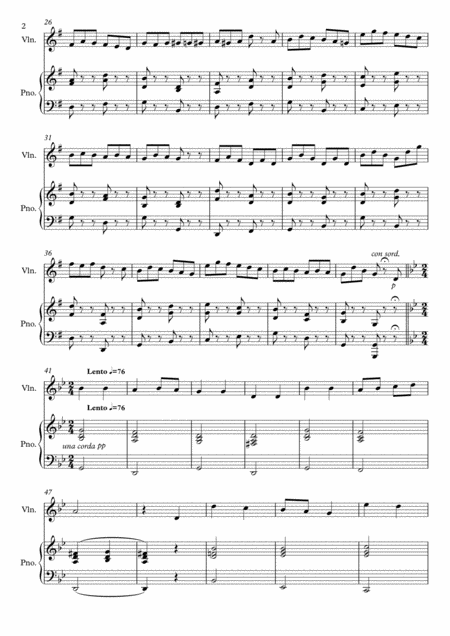 Variations On The Arkansas Traveller For Violin And Piano Page 2