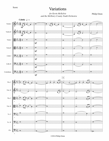 Variations Score And Parts Page 2