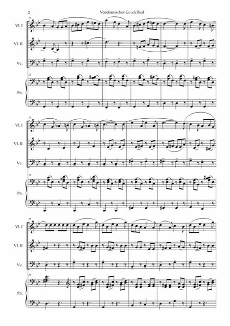 Venetian Boat Song Op 19 No 6 Page 2