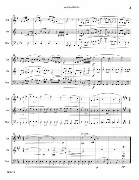 Vesti La Giubba From Pagliacci By Ruggero Leoncavallo For Brass Trio Page 2