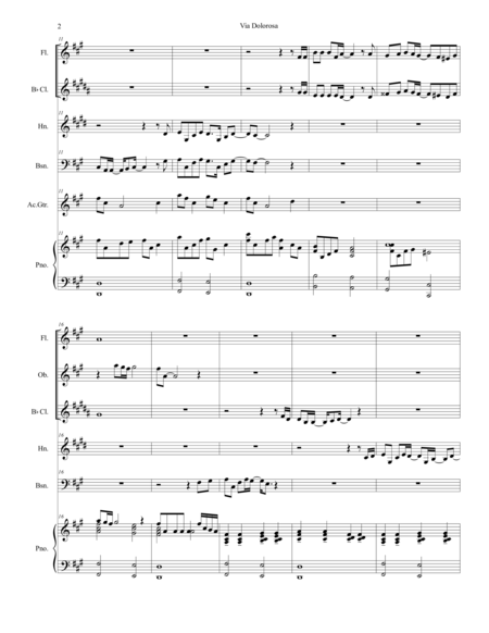 Via Dolorosa Woodwind Quintet Page 2