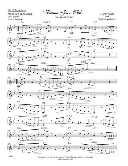 Vienna Jazz Club Bb Clarinet Trumpet Tenor Saxophone Page 2