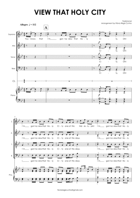 View That Holy City Satb A Cappella Page 2