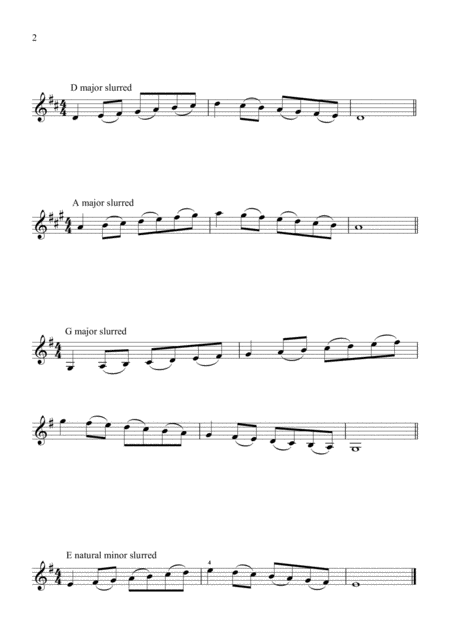 Violin Scales Grade 1 2 3 Page 2