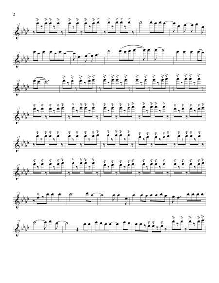 Viva La Vida Flute 1 Part Page 2