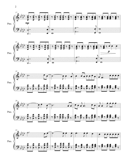 Viva La Vida Piano Solo Page 2