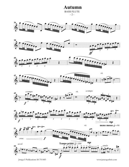 Vivaldi Autumn From The Four Seasons For Bass Flute Piano Page 2