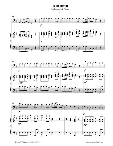 Vivaldi Autumn From The Four Seasons For Euphonium Piano Page 2