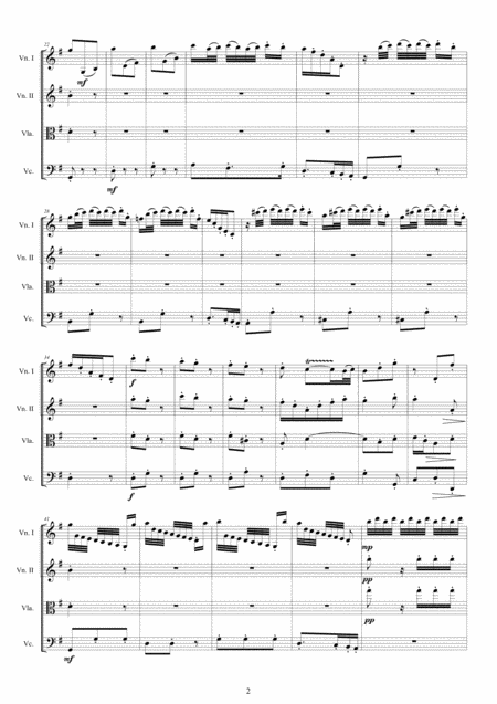 Vivaldi Concerto No 12 In G Major Rv 298 Op 4 For String Quartet Page 2