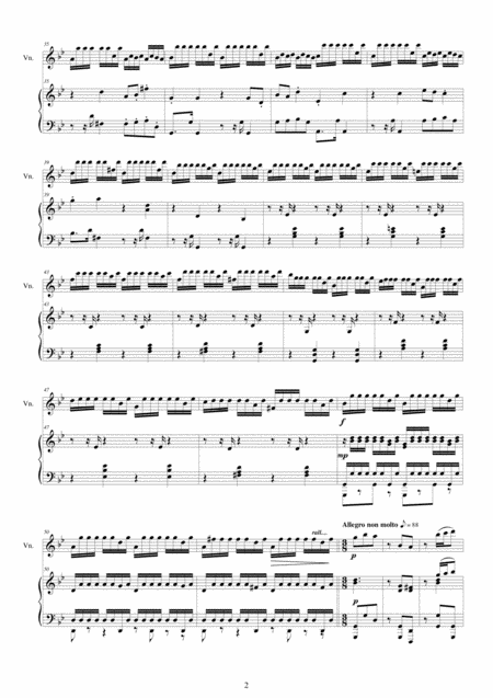 Vivaldi Concerto No 2 In G Minor Op 8 Summer Rv 315 For Violin And Piano Page 2