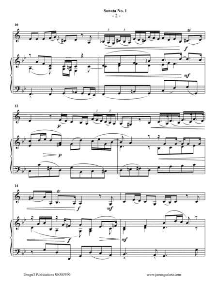 Vivaldi Sonata No 1 For Bass Clarinet Piano Page 2