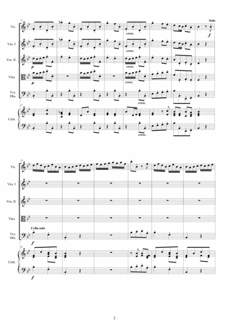 Vivaldi Violin Concerto No 7 In B Flat Rv 359 Op 9 For Violin Strings And Cembalo Page 2