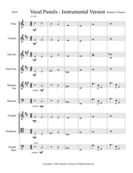 Vocal Pastels Instrumental Page 2