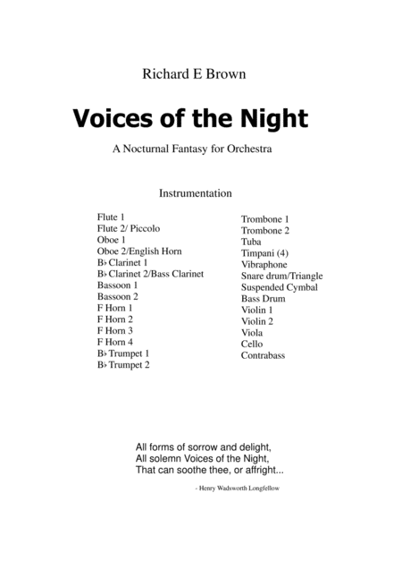 Voices Of The Night Orchestra Page 2