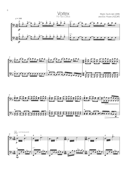 Vortex For Two Cellos Page 2