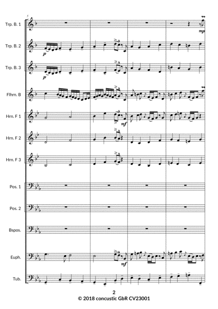 Wachet Auf Ruft Uns Die Stimme For 12 Brassinstruments Page 2