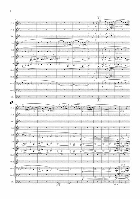 Wagner Siegfried Idyll Symphonic Wind Duodectet 12 Players Page 2