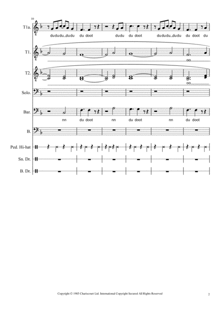 Walk Of Life Ttbb A Cappella Page 2