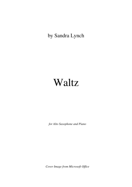 Waltz For Alto Saxophone Page 2