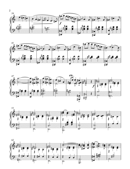 Waltz From Snow Storm Advanced Piano Page 2