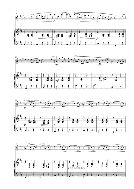 Waltz In B Minor Op 69 No 2 For Flute Piano Page 2