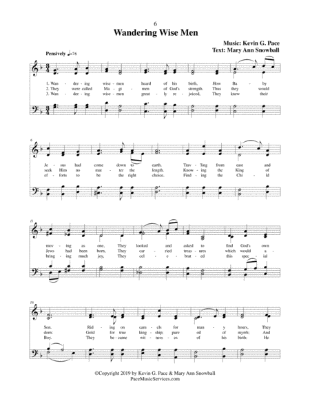 Wandering Wise Men A Christmas Hymn Page 2