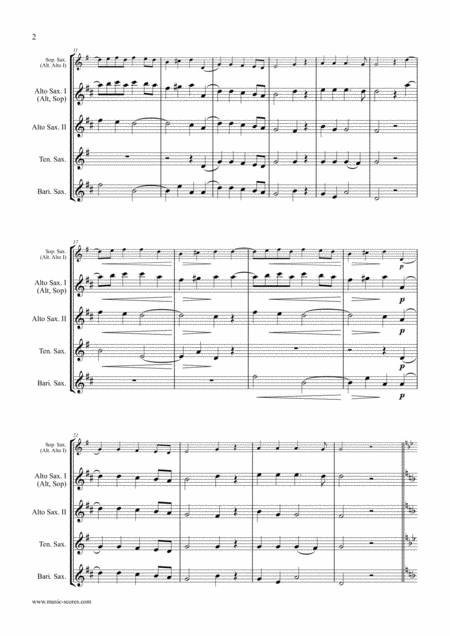 Watchmans Song Op 12 No 3 Sax Quartet Page 2