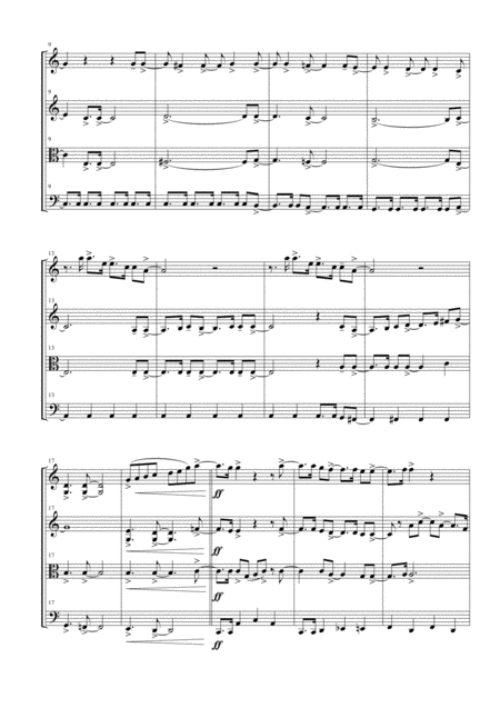 Waterloo By Abba For String Quartet Page 2