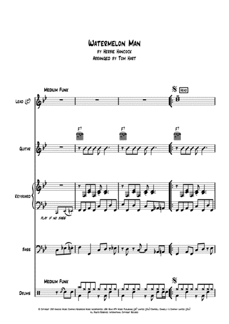 Watermelon Man Jazz Combo Page 2