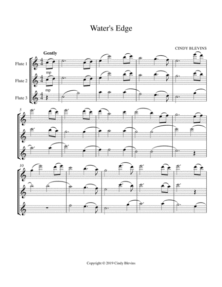 Waters Edge For Flute Trio Page 2