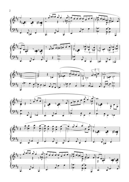 Wave For Piano With Solo Improvisation Part Page 2